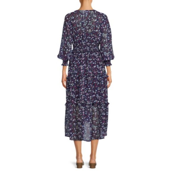 Time and Tru Women's Printed Dress - Picture 3 of 5